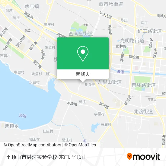 平顶山市湛河实验学校-东门地图