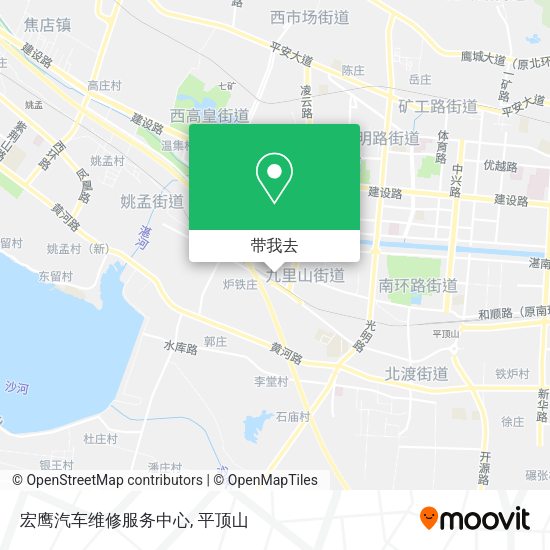 宏鹰汽车维修服务中心地图