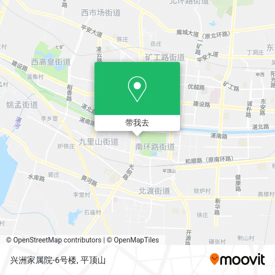 兴洲家属院-6号楼地图