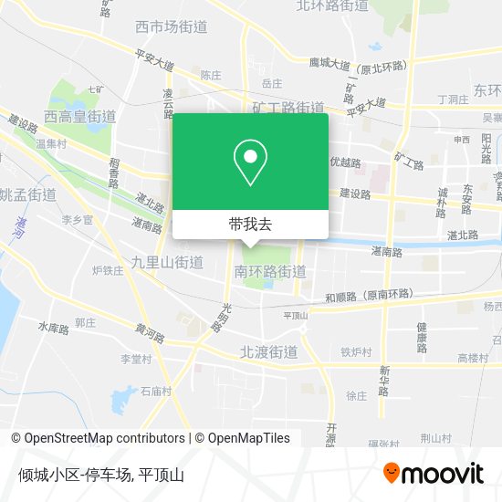 倾城小区-停车场地图