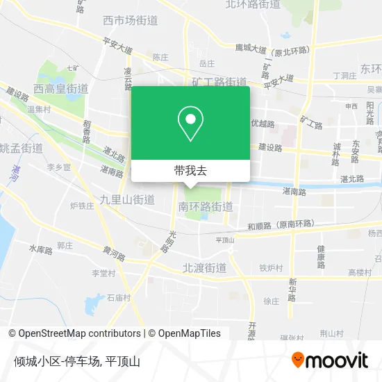 倾城小区-停车场地图