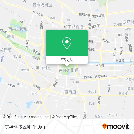 京华·金域蓝湾地图