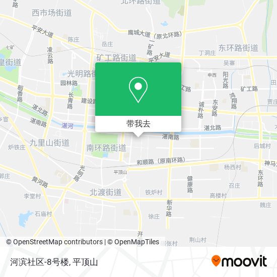 河滨社区-8号楼地图