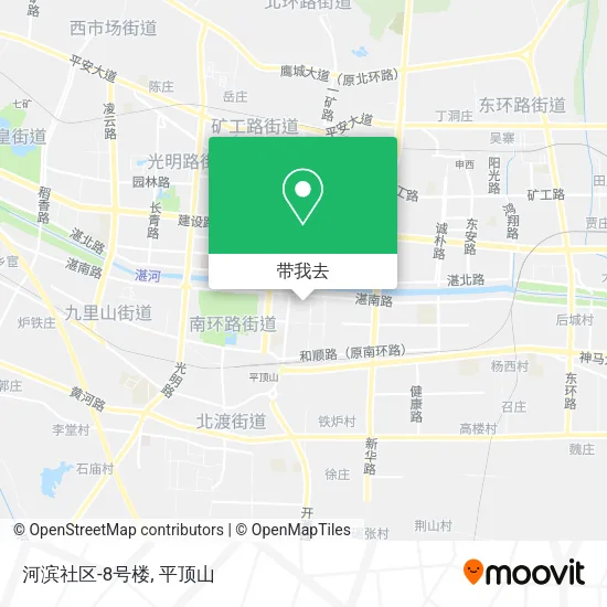 河滨社区-8号楼地图