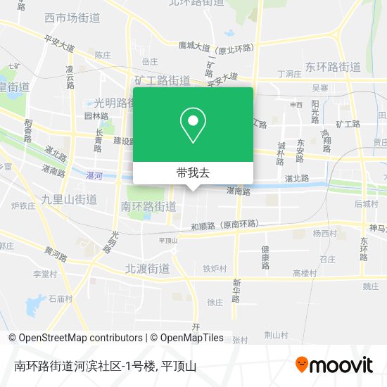 南环路街道河滨社区-1号楼地图
