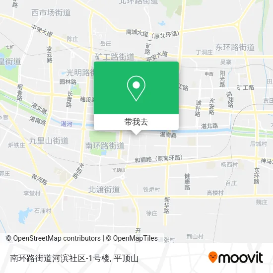 南环路街道河滨社区-1号楼地图