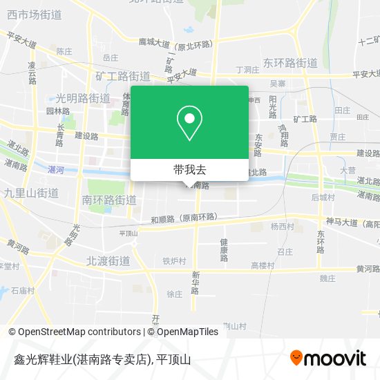 鑫光辉鞋业(湛南路专卖店)地图