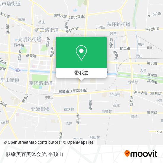 肤缘美容美体会所地图