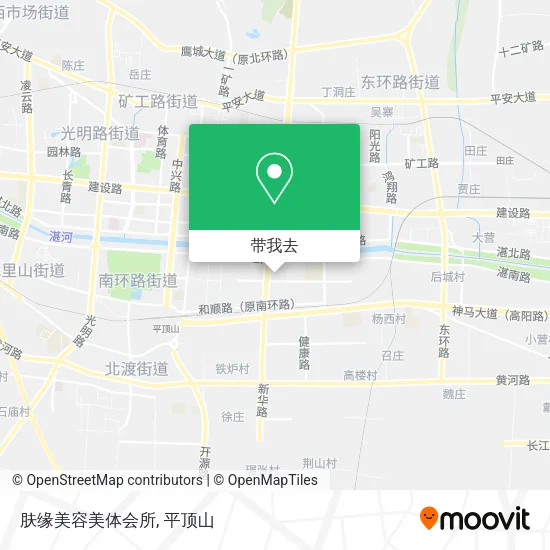 肤缘美容美体会所地图