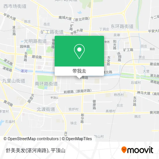 舒美美发(湛河南路)地图