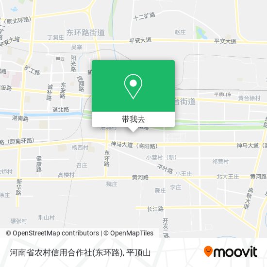 河南省农村信用合作社(东环路)地图