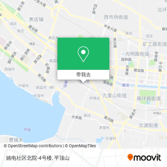 姚电社区北院-4号楼地图