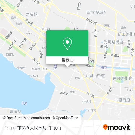 平顶山市第五人民医院地图