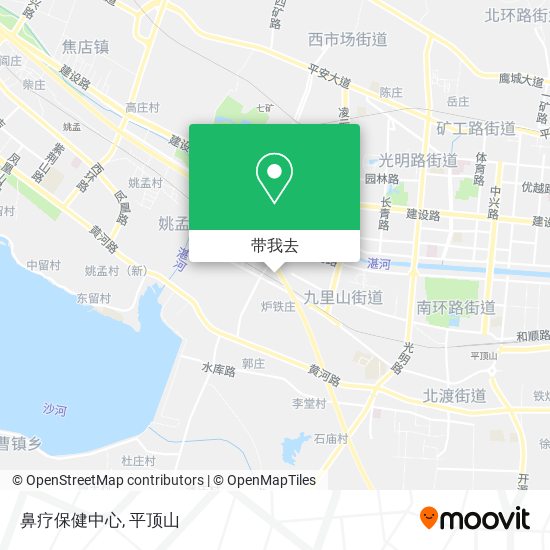 鼻疗保健中心地图