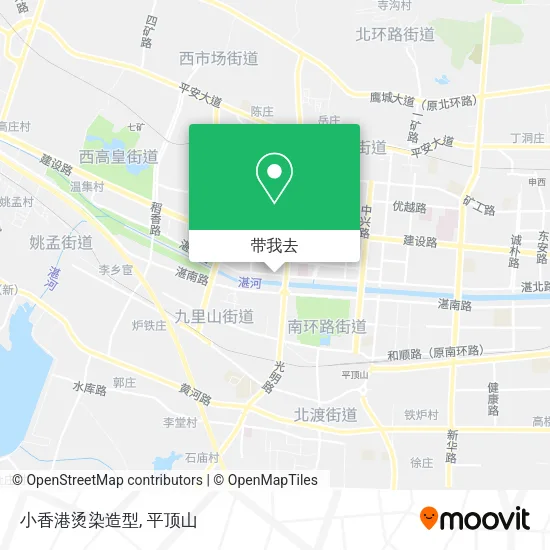 小香港烫染造型地图