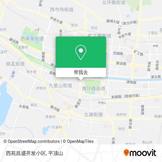 西苑昌盛开发小区地图