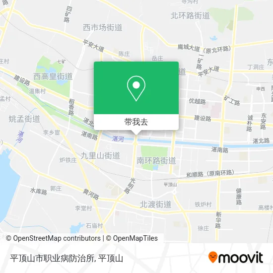 平顶山市职业病防治所地图