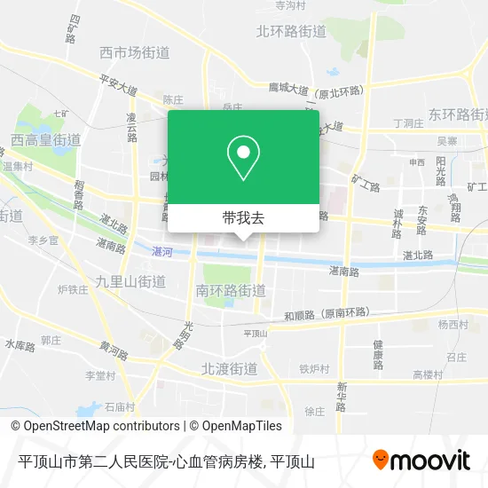 平顶山市第二人民医院-心血管病房楼地图