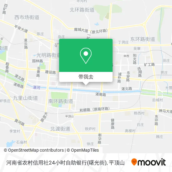 河南省农村信用社24小时自助银行(曙光街)地图