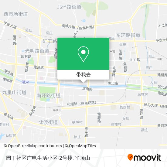 园丁社区广电生活小区-2号楼地图