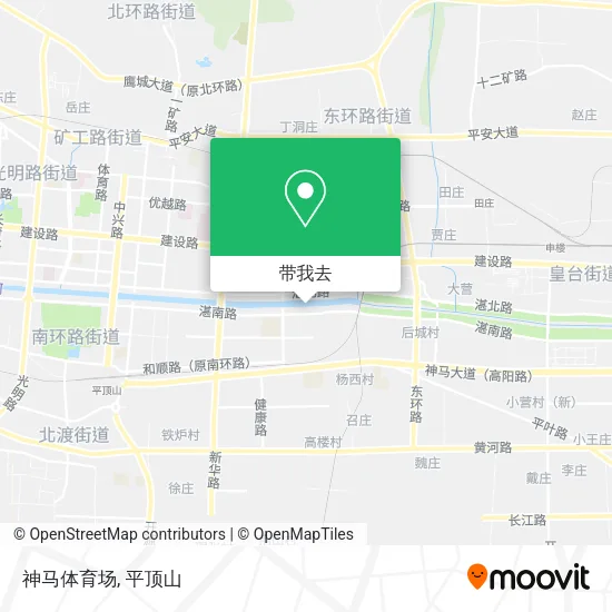神马体育场地图