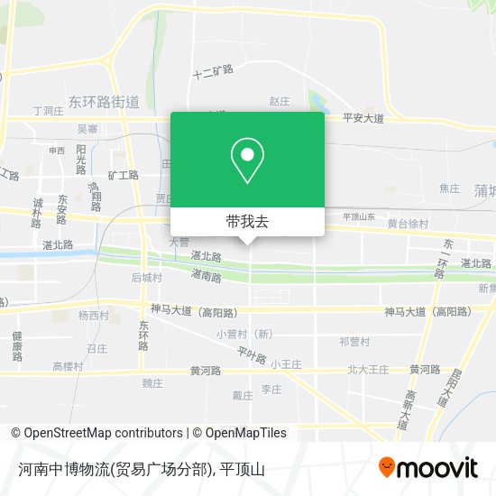 河南中博物流(贸易广场分部)地图