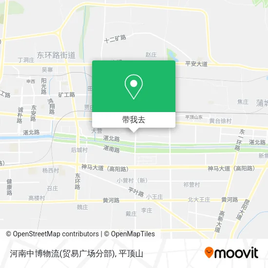 河南中博物流(贸易广场分部)地图