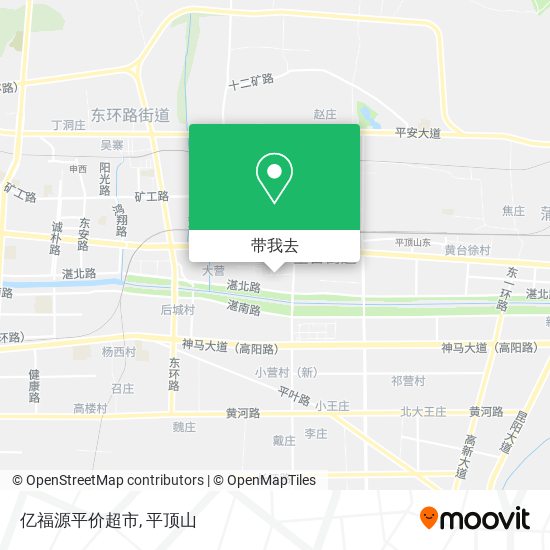 亿福源平价超市地图