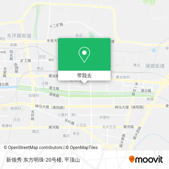 新领秀·东方明珠-20号楼地图