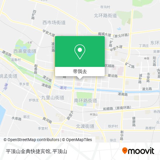 平顶山金典快捷宾馆地图