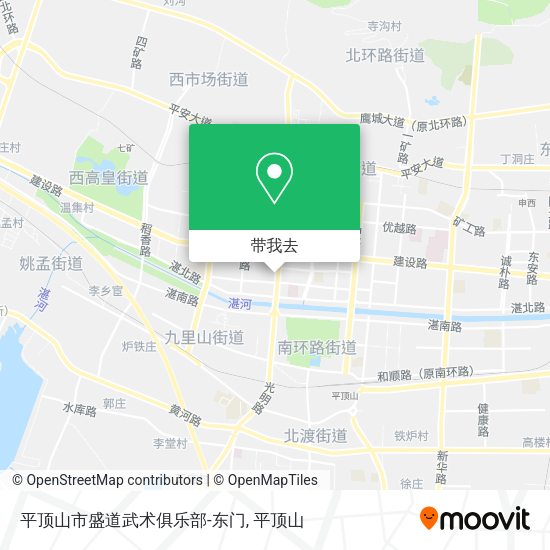 平顶山市盛道武术俱乐部-东门地图