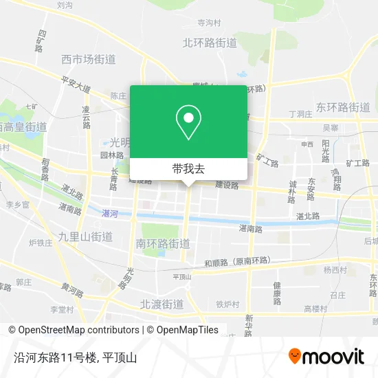 沿河东路11号楼地图