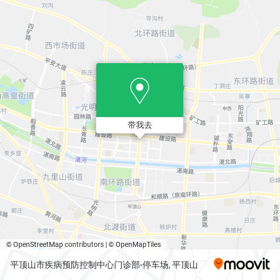 平顶山市疾病预防控制中心门诊部-停车场地图