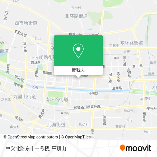 中兴北路东十一号楼地图