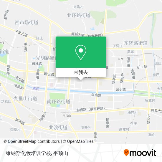 维纳斯化妆培训学校地图