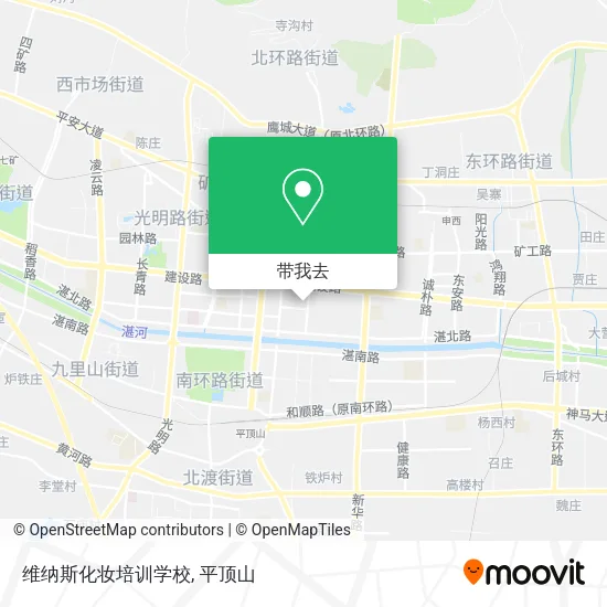 维纳斯化妆培训学校地图