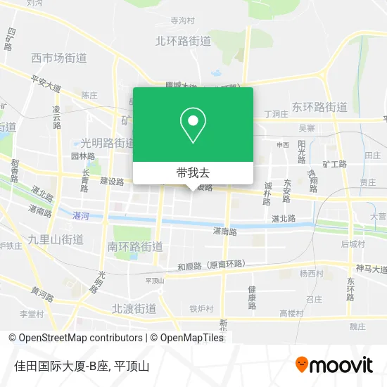 佳田国际大厦-B座地图