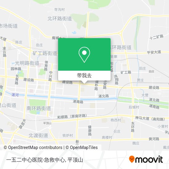 一五二中心医院-急救中心地图