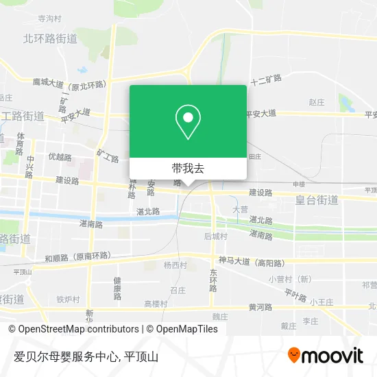 爱贝尔母婴服务中心地图