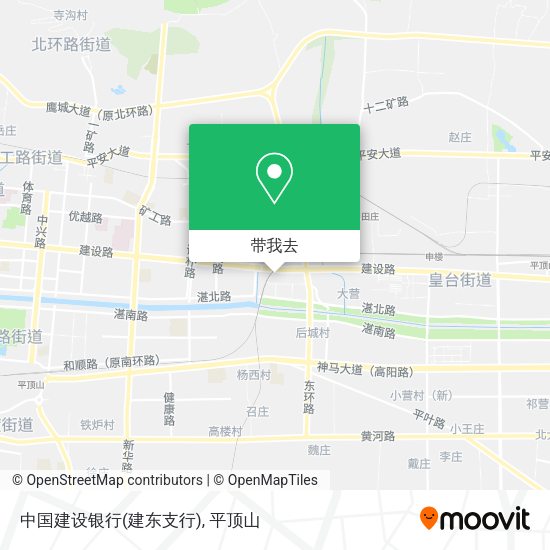 中国建设银行(建东支行)地图