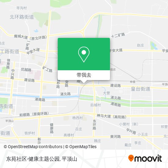 东苑社区-健康主题公园地图