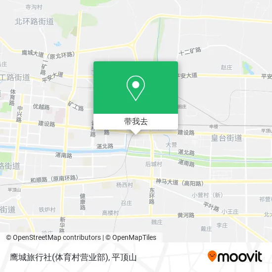 鹰城旅行社(体育村营业部)地图