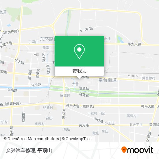 众兴汽车修理地图