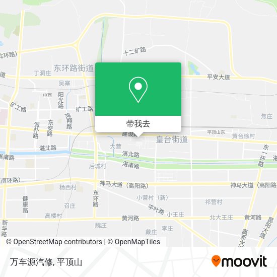 万车源汽修地图