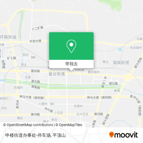 申楼街道办事处-停车场地图