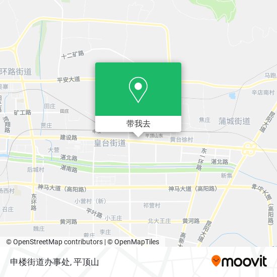 申楼街道办事处地图