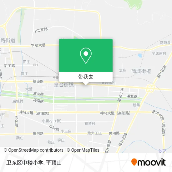 卫东区申楼小学地图