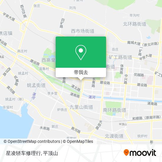 星凌轿车修理行地图