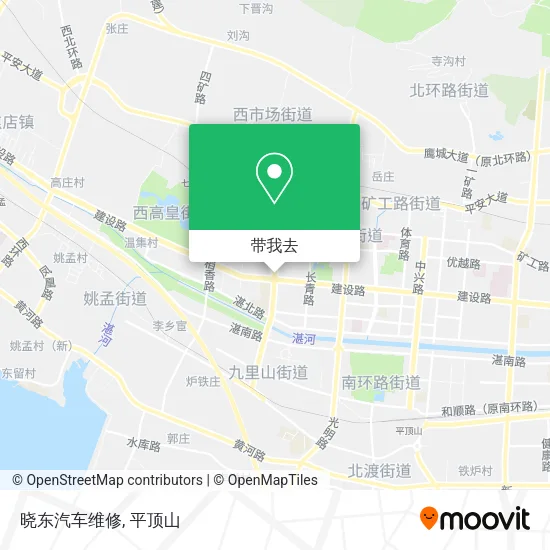 晓东汽车维修地图