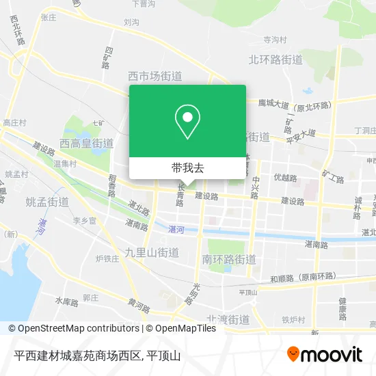 平西建材城嘉苑商场西区地图